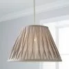 Dunelm Valerie Pleat Candle Lamp Shade