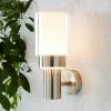 Dunelm Adoni Steel Outdoor Wall Light -wall lights Shop 30622924