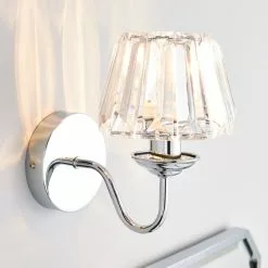 Dunelm Paloma Glass Wall Light