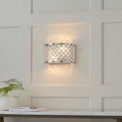 Vogue Lighting Vogue Hudson 2 Light Crystal Wall Light