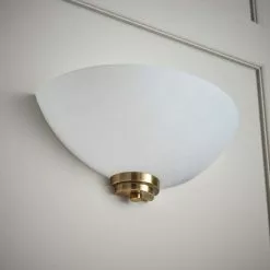 Vogue Lighting Vogue Welles 1 Light Frosted Glass Wall Light -wall lights Shop 30671154 alt05
