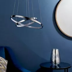 Vogue Lighting Vogue Kline 2 Light Integrated LED Hoops Ceiling Fitting -wall lights Shop 30671155 alt01