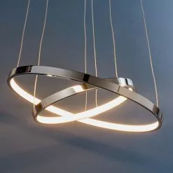 Vogue Lighting Vogue Kline 2 Light Integrated LED Hoops Ceiling Fitting -wall lights Shop 30671155 alt02