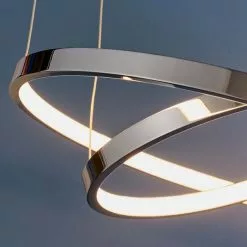 Vogue Lighting Vogue Kline 2 Light Integrated LED Hoops Ceiling Fitting -wall lights Shop 30671155 alt03