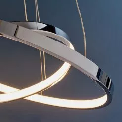 Vogue Lighting Vogue Kline 2 Light Integrated LED Hoops Ceiling Fitting -wall lights Shop 30671155 alt05