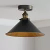 Dunelm Logan 1 Light Pendant Grey Industrial Semi-Flush Ceiling Fitting -wall lights Shop 30671257