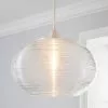 Dunelm Sabrina Glass Easy Fit Pendant