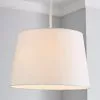 Dunelm Sara Tapered Lamp Shade 30cm White -wall lights Shop 30671310