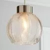 Dunelm Colleen Clear Glass Easy Fit Pendant 1 Dunelm Colleen Clear Glass Easy Fit Pendant -wall lights Shop 30671316