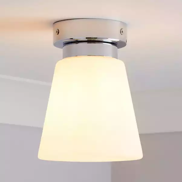 Dunelm Delavin 1 Light Pendant Frosted Glass Flush Ceiling Fitting 3 Dunelm Delavin 1 Light Pendant Frosted Glass Flush Ceiling Fitting