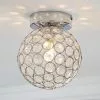 Dunelm Sphere 1 Light Pendant Flush Ceiling Fitting -wall lights Shop 30671413