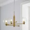 Elements Nour 3 Light Antique Brass Ceiling Fitting -wall lights Shop 30674214