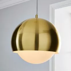 Dunelm Lara Ceiling Fitting Brass