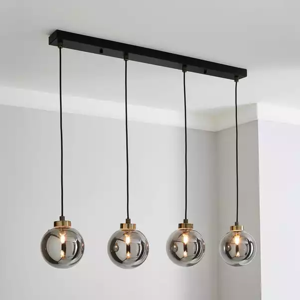 Dunelm Tanner 4 Light Hanging Bar 3 Dunelm Tanner 4 Light Hanging Bar