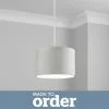 Dunelm Made To Order Cylinder Shade -wall lights Shop 30704819