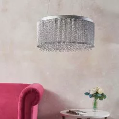 Vogue Lighting Vogue Galina 12 Light Crystal Ceiling Fitting Chrome -wall lights Shop 30707447 alt01