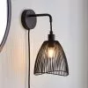 Elements Jaula Wall Light Black -wall lights Shop 30713624