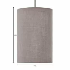 Dunelm Mariah Faux Silk 15cm Cylinder Lamp Shade -wall lights Shop 30713667 alt07