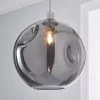 Dunelm Alexis Glass Easy-Fit Pendant 25cm -wall lights Shop 30713670