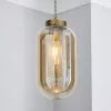 Dunelm Safi Mesh 1 Light Pendant Ceiling Fitting Antique Brass -wall lights Shop 30713713