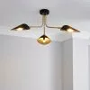 Dunelm Savona 3 Light Ceiling Fitting Black