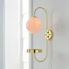Dunelm Gigi Easy Fit Plug In Pink Wall Light -wall lights Shop 30713788