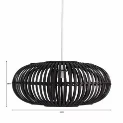 The Edited Life Abrielle Easy Fit Black Pendant 12 The Edited Life Abrielle Easy Fit Black Pendant -wall lights Shop 30713801 alt07