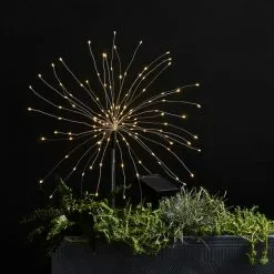 Dunelm Starburst Solar Outdoor Stake Lights