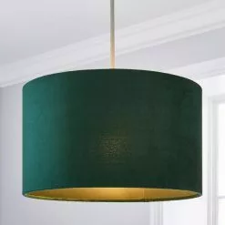 Dunelm Nesa 35cm Velvet Drum Shade