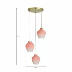 Dunelm Juliet 3 Light Cluster Ceiling Fitting -wall lights Shop 30730183 alt07