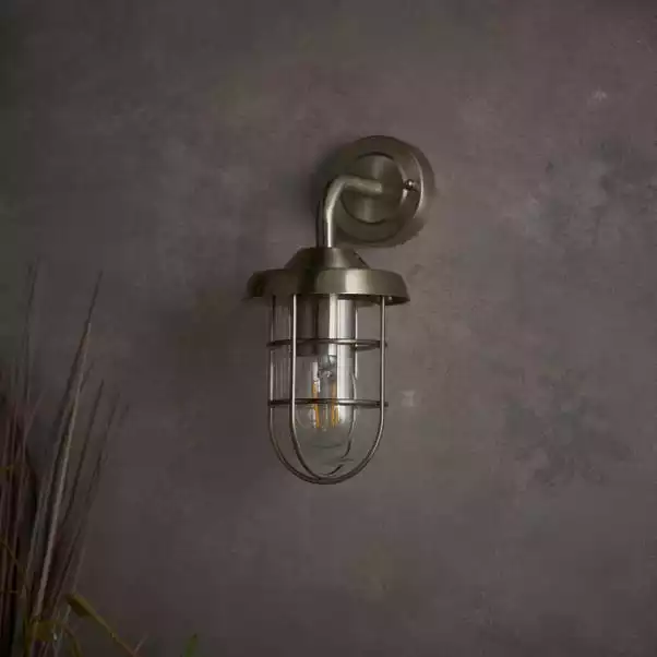 Dunelm Barker Industrial Outdoor Wall Light 4 Dunelm Barker Industrial Outdoor Wall Light - Image 2
