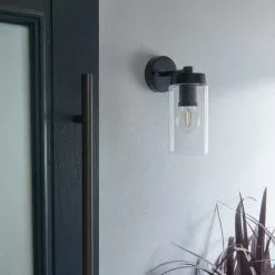 Dunelm Ellison Matt Black Outdoor Wall Light -wall lights Shop 30730431 alt03