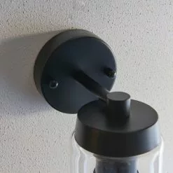 Dunelm Ellison Matt Black Outdoor Wall Light -wall lights Shop 30730431 alt04