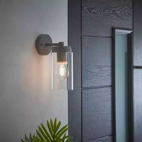 Dunelm Ellison Matt Grey Outdoor Wall Light 5 Dunelm Ellison Matt Grey Outdoor Wall Light - Image 3
