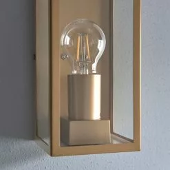 Dunelm London Gold Industrial Outdoor Wall Light -wall lights Shop 30730481 alt02