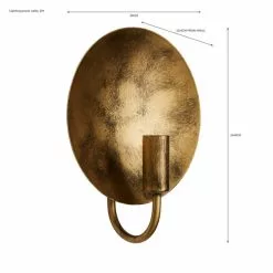 Dunelm Reflect Easy Fit Plug In Wall Light -wall lights Shop 30730510 alt07