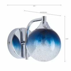 Dunelm Torbay Bathroom Wall Light -wall lights Shop 30730516 alt07