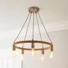 Dunelm Shelley Rope 5 Light Ceiling Fitting