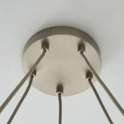 Dunelm Shelley Rope 5 Light Ceiling Fitting -wall lights Shop 30730532 alt03