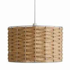 Dunelm Shelley Rope Lamp Shade Natural -wall lights Shop 30730535 alt03