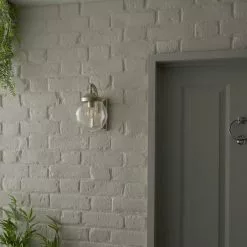 Dunelm Twain Outdoor 14cm Globe Glass Wall Light -wall lights Shop 30730563 alt05