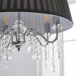 Dorma Genevieve 5 Light Grey Ceiling Fitting -wall lights Shop 30730569 alt02