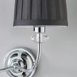 Dorma Genevieve 2 Light Grey Wall Light -wall lights Shop 30730572 alt02