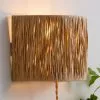 Dunelm Ruolan Raffia Wall Light -wall lights Shop 30730584