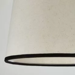 Dunelm Liza Linen Trim Tapered Lamp Shade -wall lights Shop 30730590 alt02