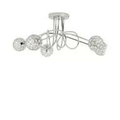Dunelm Portia 5 Light Ceiling Fitting -wall lights Shop 30730614 alt05