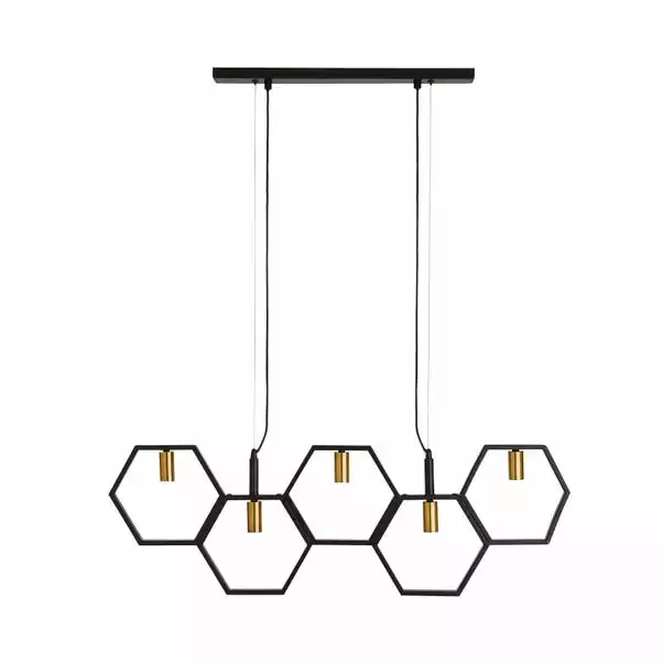 Dunelm Hexa 5 Light Ceiling Fitting 7 Dunelm Hexa 5 Light Ceiling Fitting - Image 5