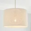 Dunelm Samira Laser Cut Drum Shade -wall lights Shop 30731154