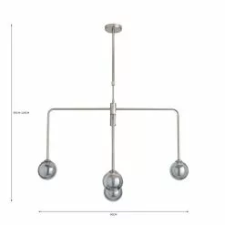 Dunelm Maran 5 Light Ceiling Fitting 11 Dunelm Maran 5 Light Ceiling Fitting -wall lights Shop 30731172 alt07