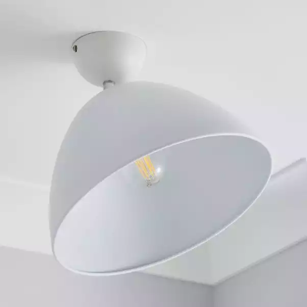 Dunelm Donia 1 Light Flush Ceiling Fitting 4 Dunelm Donia 1 Light Flush Ceiling Fitting - Image 2